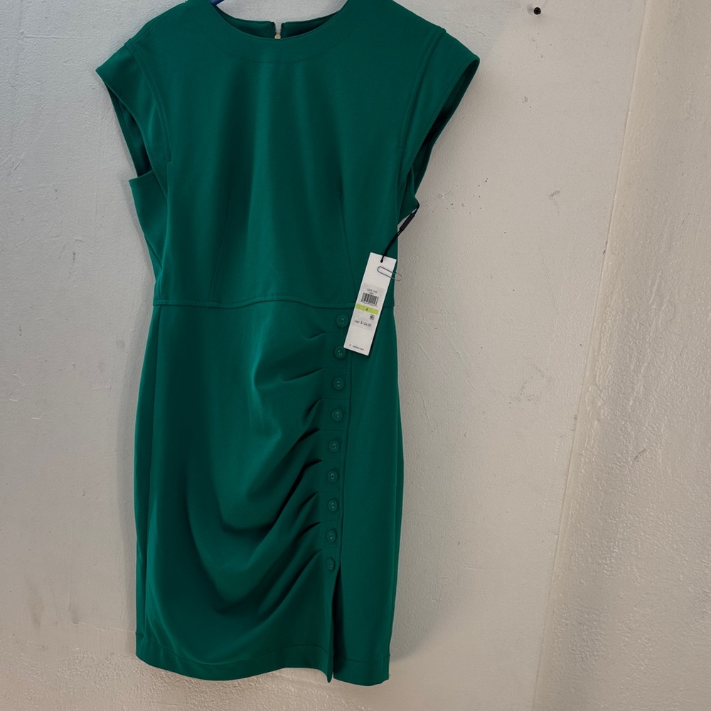 Calvin Klein Teal Mini Dress